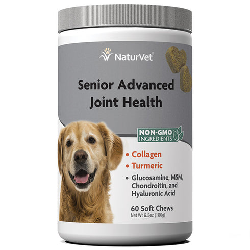 Naturvet Senior Advanced Joint Health 60 Soft Chews - Poudre Pet and Feed Supply